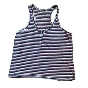 Marine Layer Striped Racer Back Tank Top